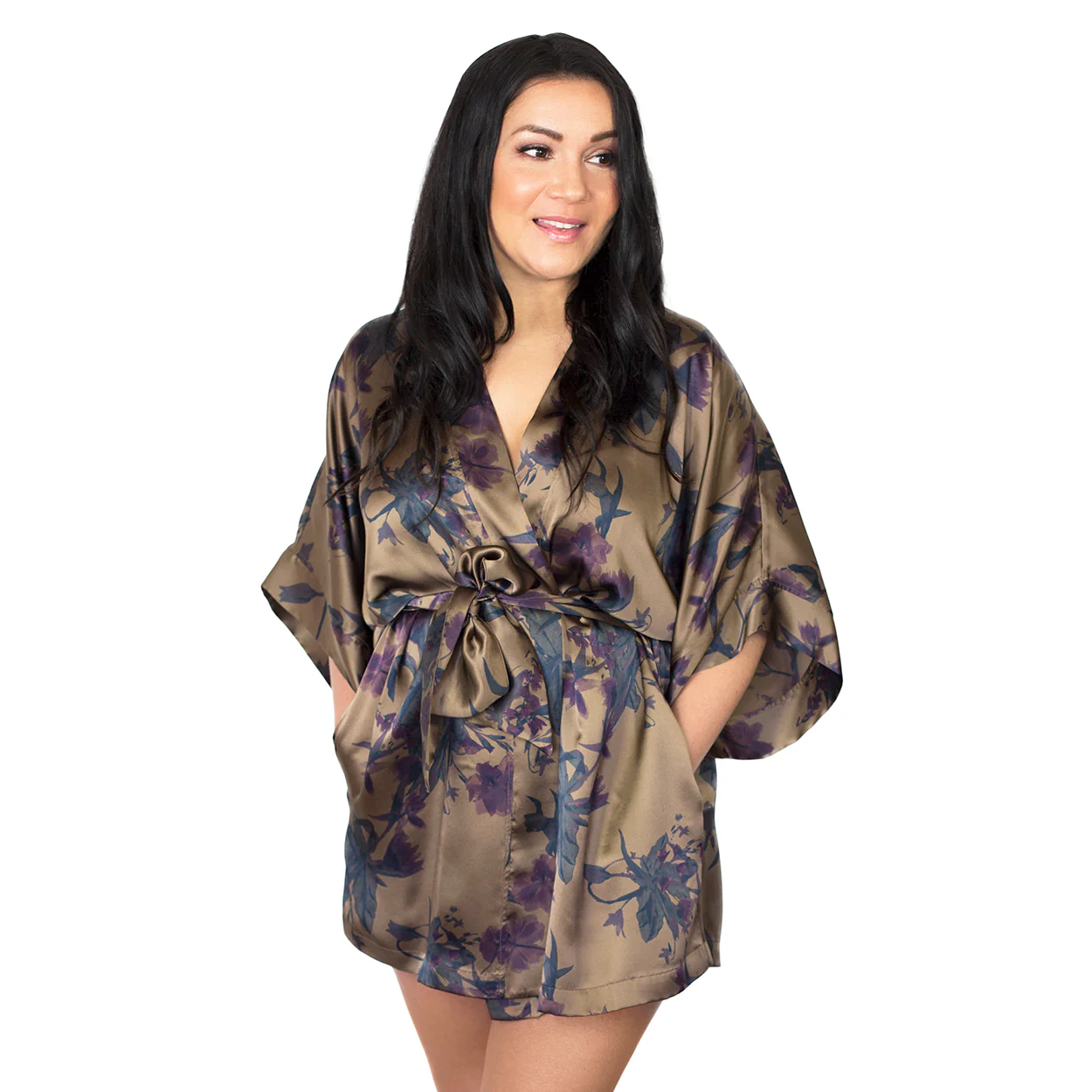 Cielo Oro Short Kimono Robe - Image 5