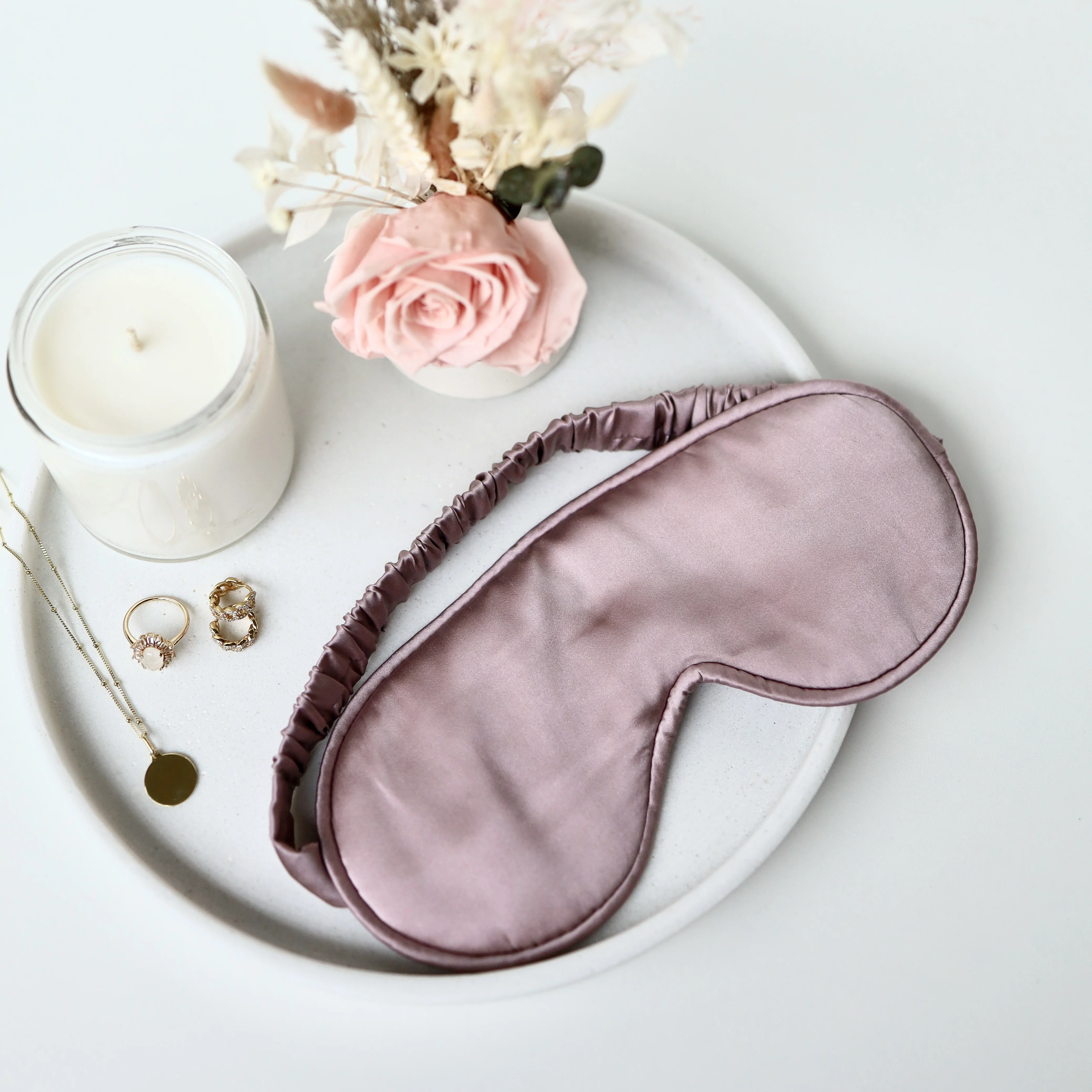 100% Silk Sleep: The Cloud Nine Sleep Mask & The Paradise Pillowcase